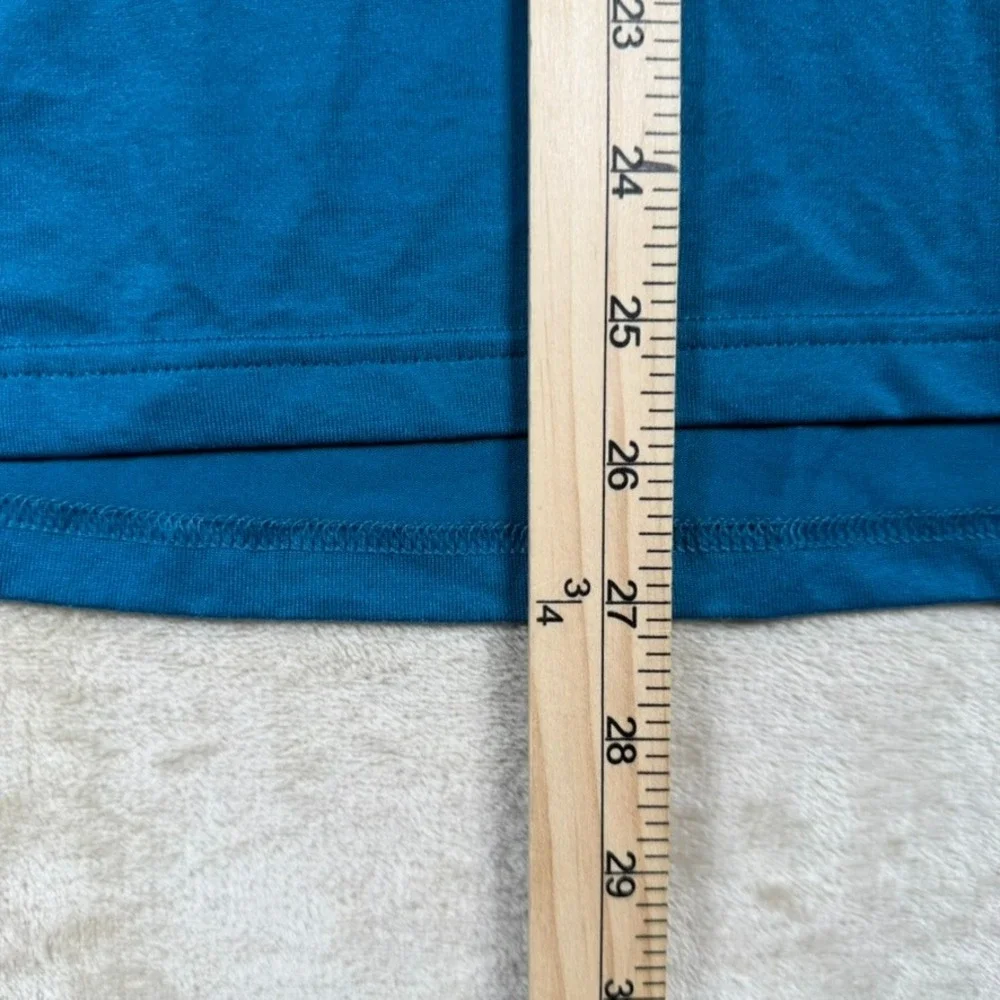 The North Face Mens VaporWick Performance T-Shirt Blue Teal Large RN61661